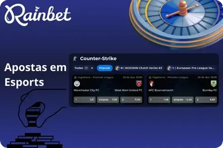 Apostas em Esports no Rainbet