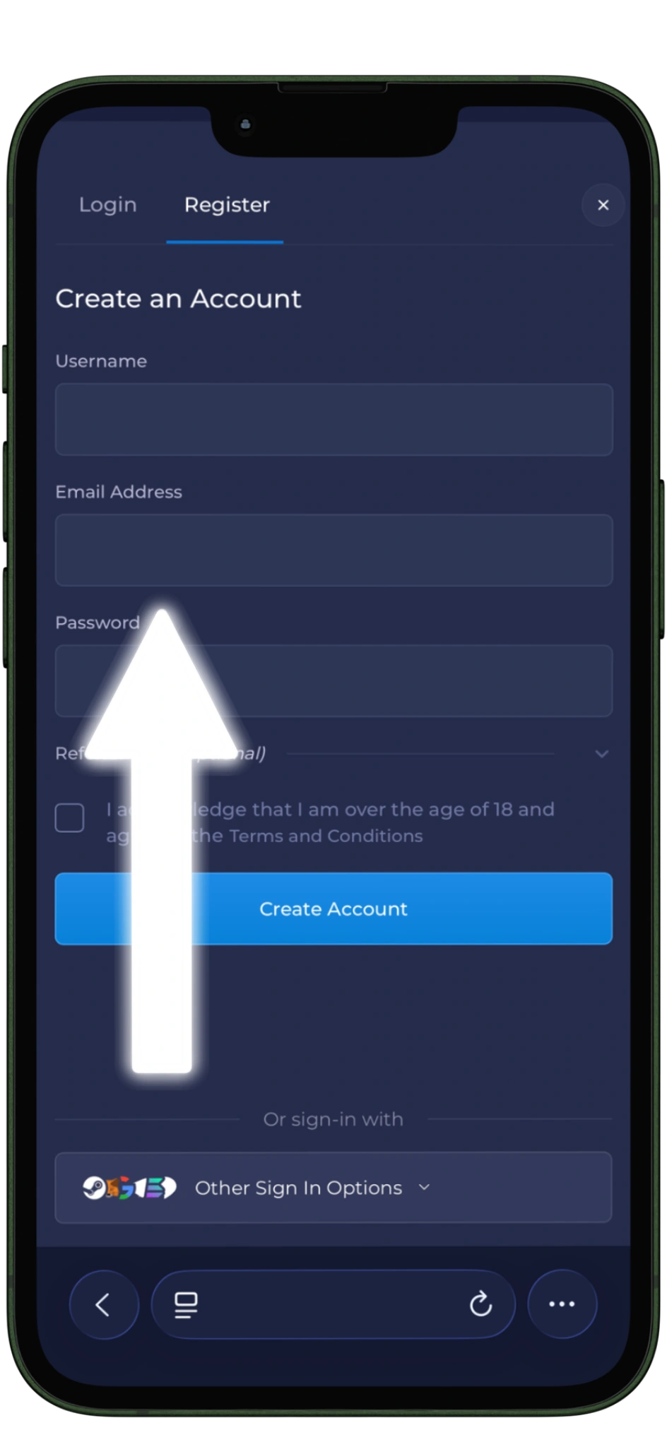 email for rainbet sign up