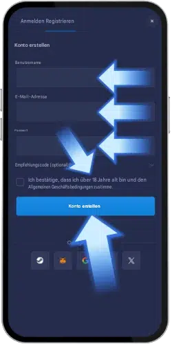 Daten eingeben